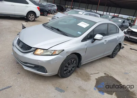 2013 Honda Civic Lx from USA, damaged, VIN 2HGFB2F54DH501950